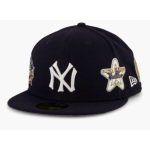New Era 59FIFTY Multi‑Patch Sports Cap – NY Multicolor (Size 7)