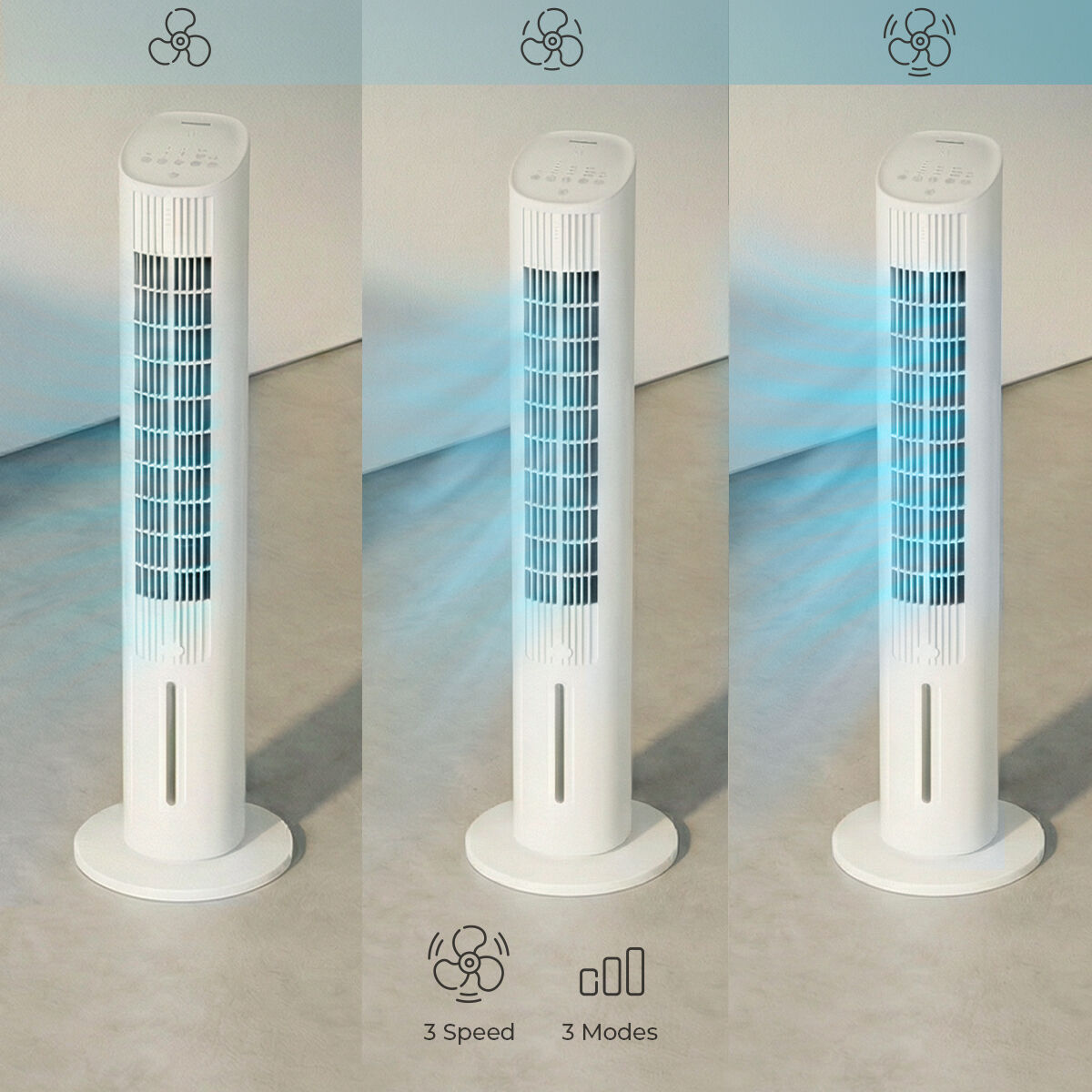 Portable Evaporative Tower Air Cooler with Remote Control – Hushly InnovaGoods - Image 5