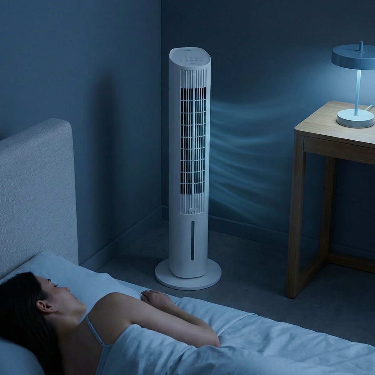 Portable Evaporative Tower Air Cooler with Remote Control – Hushly InnovaGoods - Image 3