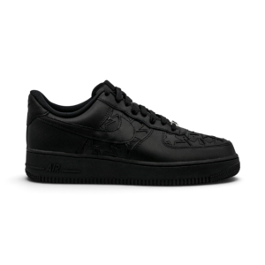 Nike Air Force 1 Low Lv8 Triple Black Stars